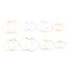Picture of Iron Based Alloy Hoop Earrings Findings Circle Ring