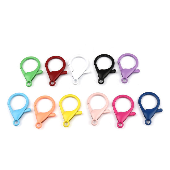 Picture of Iron Based Alloy Lobster Clasp Findings 10 PCs