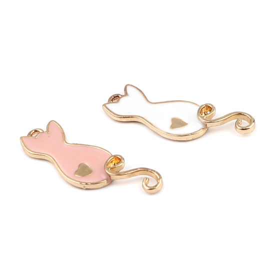 Picture of Zinc Based Alloy Charms Cat Animal