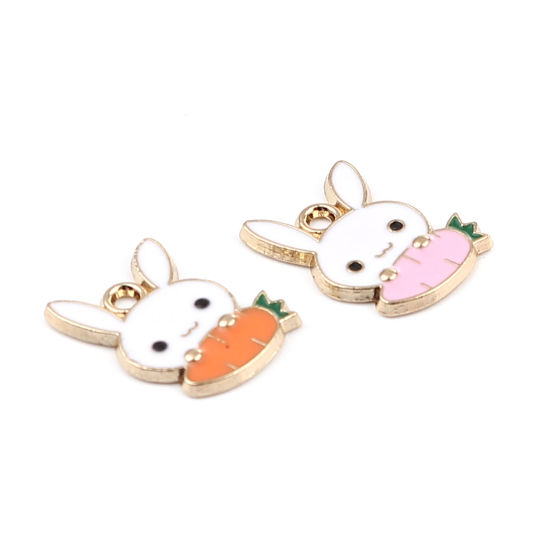 Immagine di Zinc Based Alloy Charms Rabbit Animal