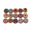 Natural Wood Buddhism Mandala Sewing Buttons Scrapbooking Two Holes Round 100 PCs の画像