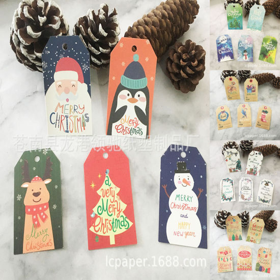 Picture of Christmas Paper Christmas Hanging Tags