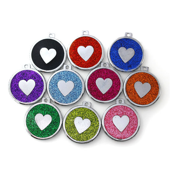 Immagine di Zinc Based Alloy Pet Memorial Silver Tone 5 PCs