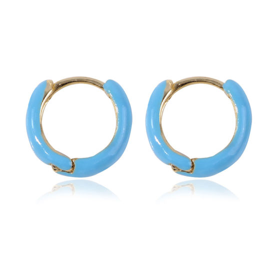 Bild von Copper Hoop Earrings 1 Pair