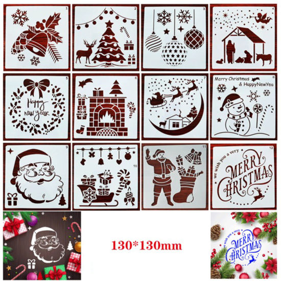 Изображение PET Christmas Children DIY Drawing Template