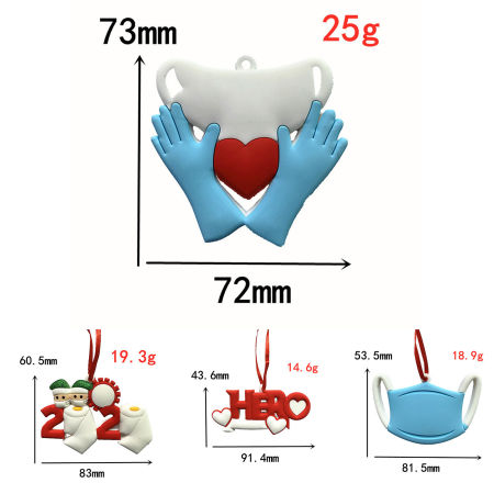 Christmas Mask Hanging Decoration Survival