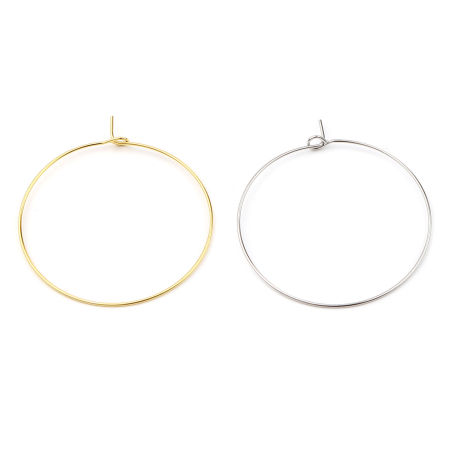 Iron Based Alloy Hoop Earrings Findings