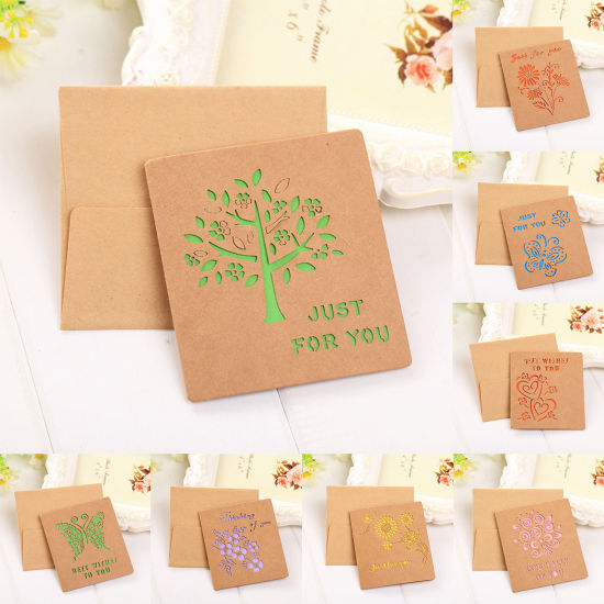Picture of Paper Greeting Card Multicolor 5 Sets