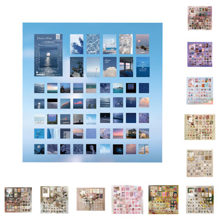 Papel DIY Pegatinas Multicolor 1 Caja