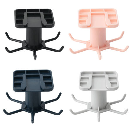 PP Wall Hook For Clothes Coat Robe Purse Hat Hanger 55mm x 55mm, 1 Piece