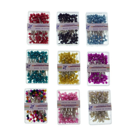 1 Box Steel Sewing Positioning Pin Multicolor 3.8cm(1 4/8") long
