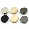 Image de Bouton de Haute Couture en Alliage de Zinc Rond Doré 10 Pcs