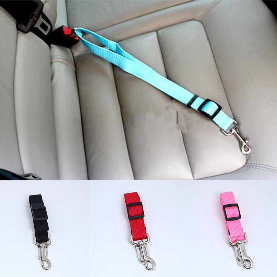 Изображение Adjustable Pet Dog Car Seat Belt Leash Safety Buckle, 1 Piece