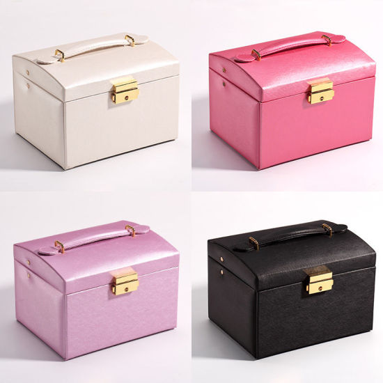 Picture of PU Leather Jewelry Gift Jewelry Box , 1 Piece