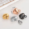 Imagen de Acero Inoxidable Cremación Pet Ash Urn Colgantes Charms 1 Unidad