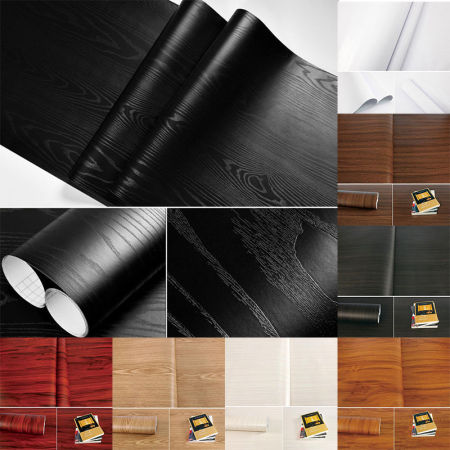 3D Texture Waterproof Thick Wood Grain Sticker Self-Adhesive Pvc Wallpaper