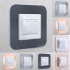 Imagen de Simple Anti-Dirty Buckle Type Non-Adhesive Acrylic Switch Sticker Protective Cover