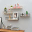 Picture of Nordic Minimalist Wall Hanging Wrought Iron Clapboard Storage Rack Wall Shelf