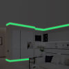 Изображение 0.15mm Thickness Environmentally Friendly DIYdiy Stairs Stage Warning Luminous Tape Waist Line Skirting Wall Sticker Home Decoration
