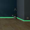 Изображение 0.15mm Thickness Environmentally Friendly DIYdiy Stairs Stage Warning Luminous Tape Waist Line Skirting Wall Sticker Home Decoration