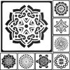 Изображение Creative Mandala DIY Drawing Template Stencil