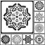 Picture of Creative Mandala DIY Drawing Template Stencil