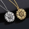 Picture of Stainless Steel Positive Quotes Energy Necklace 1 Piece