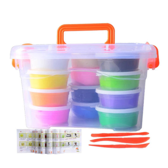 Bild von Harz + Plastik DIY Gummi Schlamm Handwerk Material Tasche Zufällig Mix 1 Set