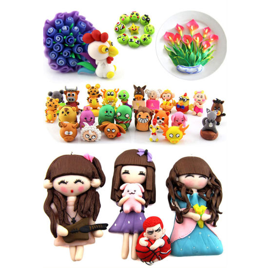 Bild von Resin & Plastic DIY Plasticine Handicrafts Material Set Mixed Color