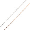 Picture of Brass Link Chain Necklace Oval 18K Platinum Filled 40.5cm(16") long, Chain Size: 4x2mm, 1 Piece