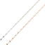 Picture of Brass Link Chain Necklace Oval 18K Platinum Filled 40.5cm(16") long, Chain Size: 4x2mm, 1 Piece