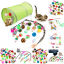 Picture of Cat Toy Pet Collapsible Tunnel Cat toy Fun Bell Mice Shape Kitten Dog Cat Interactive Play Supplies