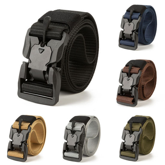 Image de Nouveau équipement militaire Combat tactique ceintures pour hommes US Army Training Nylon métal boucle ceinture ceinture de chasse en plein air