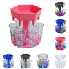 Picture of 6 Shot Glass Dispenser Holder Shot Buddy Wine Cocktail Fast Fill Tool Cooler Beer Beverage Drink Dispenser Party Bar Accessories
