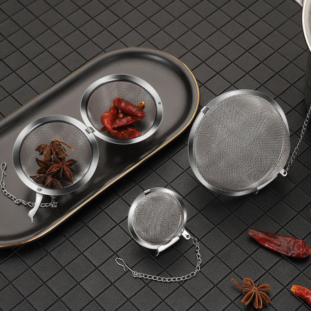 Stainless Steel Tea Infuser Sphere Locking Spice Tea Ball Strainer Mesh Infuser Tea Filter Strainers Kitchen Tools Theezeef