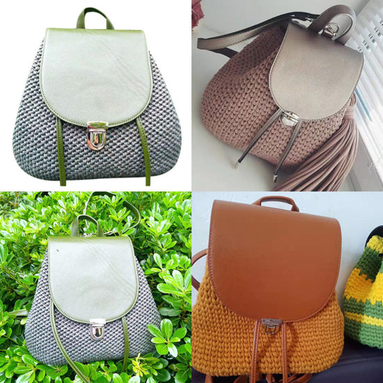 Picture of PU Leather DIY Handmade Craft Materials Accessories Bag 1 Set