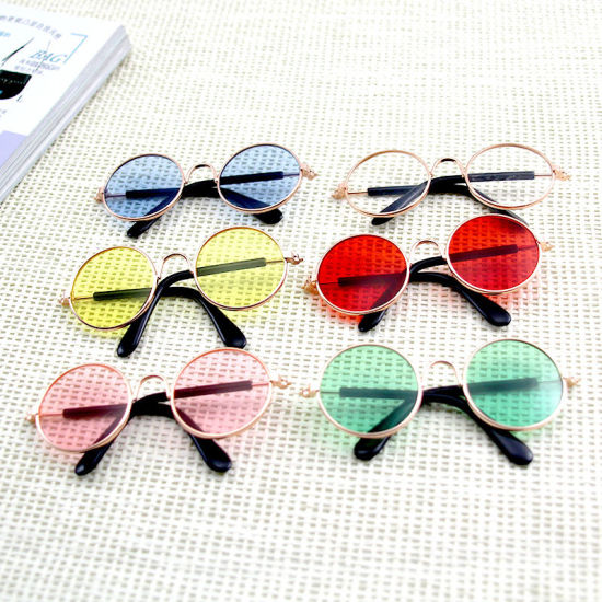 Picture of 1pc Lovely Pet Cat Glasses Dog Glasses Pet Products For Little Dog Cat Eye-Wear Dog Sunglasses Photos Pet Accessories