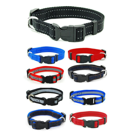 Picture of Timos Reflective Dog Collar For Small Medium Large Dogs Soft Breathable Nylon Puppy Collars Adjustable
