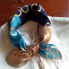 Изображение Silk Women's Square Scarf Printed Pattern