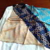 Изображение Silk Women's Square Scarf Printed Pattern