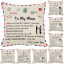 Imagen de Envelope Peachskin Pillow Case Throw Pillowcase Pillow Cover Anniversary Gift