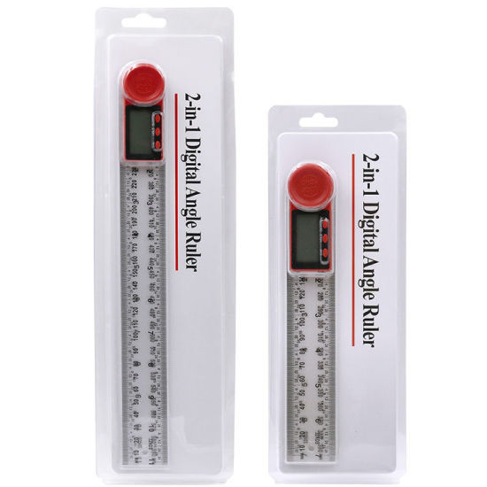 Bild von 0-200mm 0-300mm Digital Meter Angle Inclinometer Angle Digital Ruler Electron Goniometer Protractor Angle finder Measuring Tool