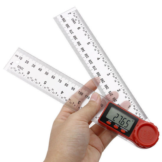 Bild von 0-200mm 0-300mm Digital Meter Angle Inclinometer Angle Digital Ruler Electron Goniometer Protractor Angle finder Measuring Tool