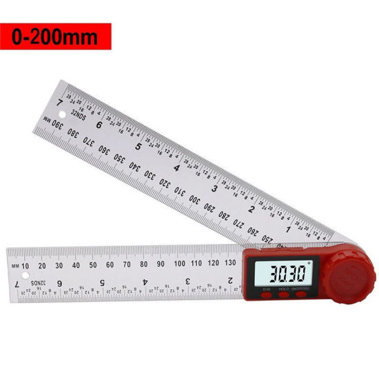 Bild von 0-200mm 0-300mm Digital Meter Angle Inclinometer Angle Digital Ruler Electron Goniometer Protractor Angle finder Measuring Tool