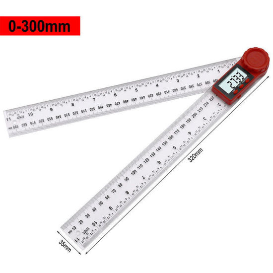 Bild von 0-200mm 0-300mm Digital Meter Angle Inclinometer Angle Digital Ruler Electron Goniometer Protractor Angle finder Measuring Tool