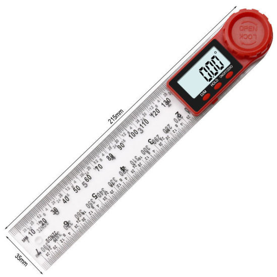 Bild von 0-200mm 0-300mm Digital Meter Angle Inclinometer Angle Digital Ruler Electron Goniometer Protractor Angle finder Measuring Tool