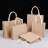 Imagen de Environmentally Friendly High Capacity Waterproof PVC Membrane Jute Tote Bag