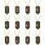 Image de Chaîne Maille Bille Colliers en Acier Inoxydable Noir Enveloppe 60cm Long, 1 Pièce