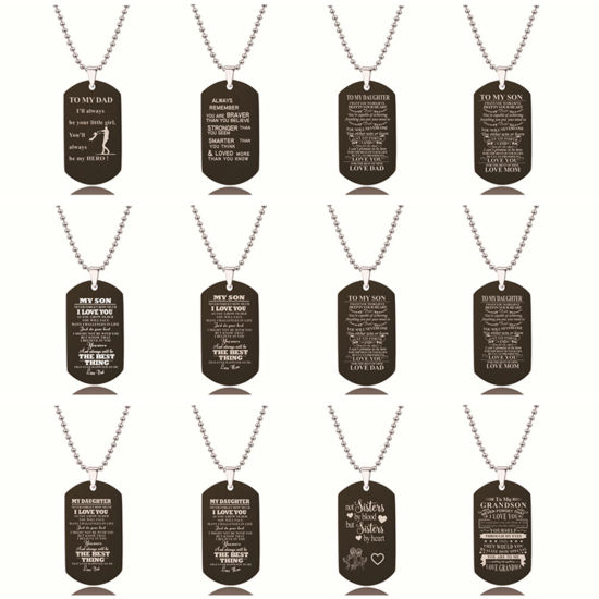 Immagine di Acciaio Inossidabile Catena a Pallini Accessori Collana Nero Busta 60cm Lunghezza, 1 Pz
