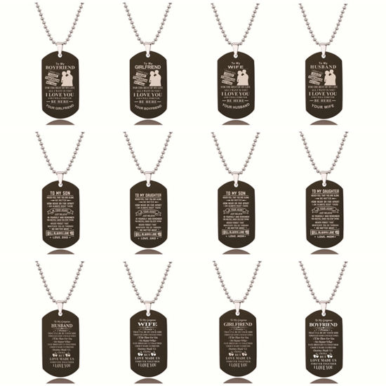 Immagine di Acciaio Inossidabile Catena a Pallini Accessori Collana Nero Busta 60cm Lunghezza, 1 Pz